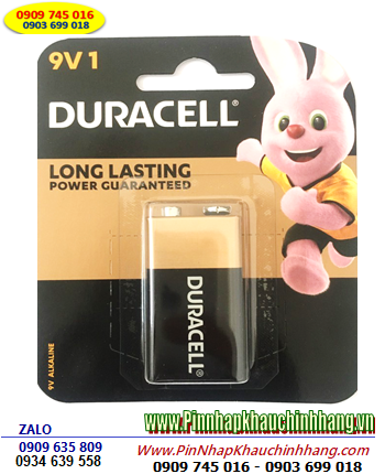 Duracell MN1604B, 6LR61 _Pin 9v Alkaline MN1604B, 6LR61 (Made in Malaysia) MẪU MỚI